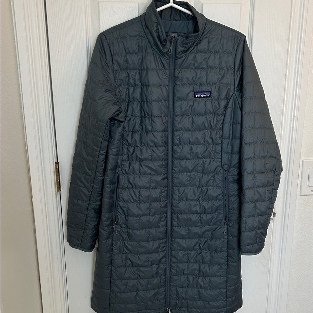 Patagonia Women's Green/Dark Gray Nano Puff Parka